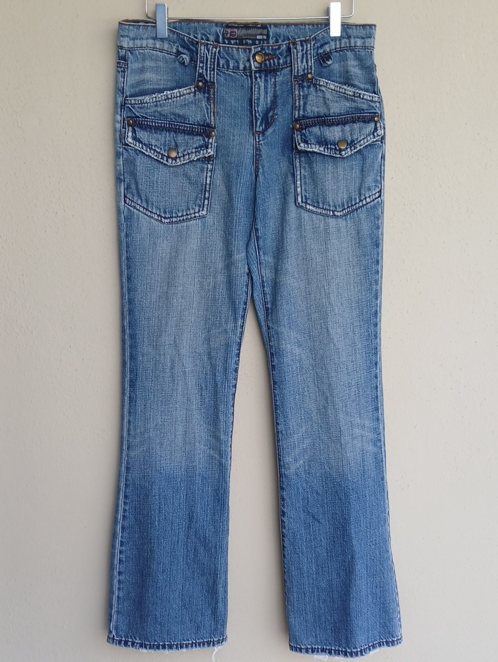 Joes Jeans Low Rise Wide Leg Denim Jeans Vintage 29x33